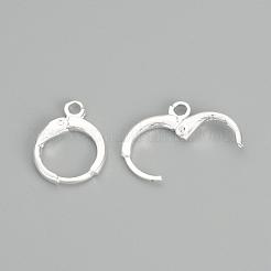 Латунные серьги-обручи KK-R071-08S