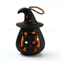 Хэллоуин смола светодиодный тыквенный светильник jack-o'-lantern AJEW-Z004-02B