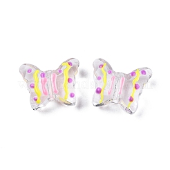 Прозрачные бусины из акриловой эмали TACR-G040-05A