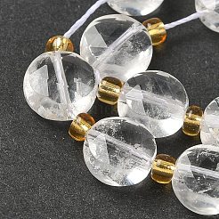 Природных кристаллов кварца бисер нитей G-G271-C07-10mm