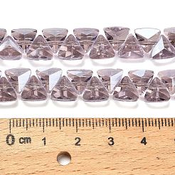 Стеклянные бусины с гальваническим покрытием &nbsp;EGLA-P066-02A-PL02