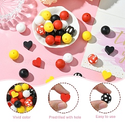 Пищевые экологически чистые силиконовые бусины&nbsp;SIL-YW0001-41