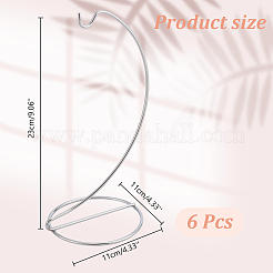 6шт. подставка для украшения из железной проволоки AJEW-DR0002-03P-01