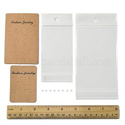 200 шт. 2 стиля прямоугольные картонные бумажные карточки для демонстрации сережек CDIS-FS0001-28