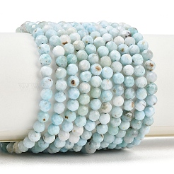 Природные ларимар бисер нитей&nbsp;G-B175-D08-4mm