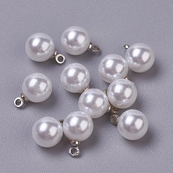 Подвески из искусственного жемчуга&nbsp;LS-RESI-WH0008-17D