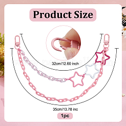 Акриловая звезда подвеска железная цепочка сумка декоративные цепи&nbsp;HJEW-OC00302