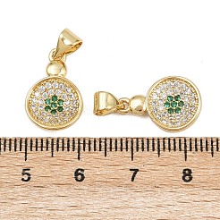 Латунные микро проложить кубического циркония подвески&nbsp;KK-C132-18G