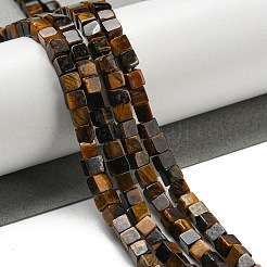 Природные тигр железа бисер нитей G-C129-A11-01