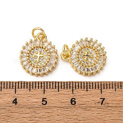 Латунные микро проложить кубического циркония подвески KK-A265-08G