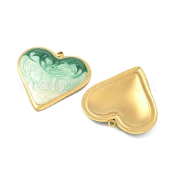 Подвески из нержавеющей стали 304 с эмалью&nbsp;STAS-V015-42G-03