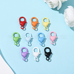 20 шт. двухцветные застежки-клешни из сплава с напылением&nbsp;FIND-SC0017-38