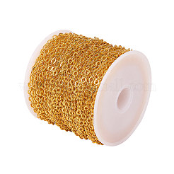 Латунные плоские овальные кабельные цепи&nbsp;CHC-CJ0001-18-NR