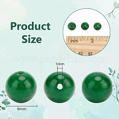 2 нити натуральных малайзийских нефритовых бусин G-OC0002-45