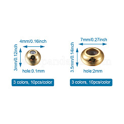 Латунные бусины&nbsp;KK-KS0001-15