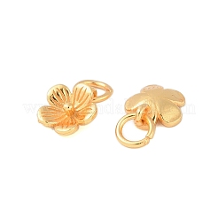 925 серебряная подвеска-цветок с кольцами и 925 штампами STER-P060-02G