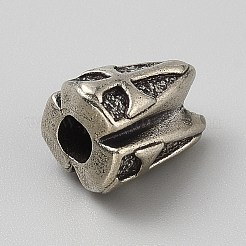 Латуни европейского бисера KK-WH0108-08AS