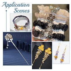 96 шт. 6 стильные железные колпачки для бусин IFIN-PH0005-14