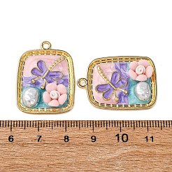 Подвески из эмали и сплава ENAM-B028-07KCG