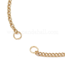 Изготовление браслета-слайдера из витой цепи из нержавеющей стали 304&nbsp;AJEW-JB01509-01