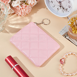 Сумки из искусственной кожи с ромбическим узором на молнии&nbsp;ABAG-WH0040-12B-10