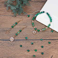 120 шт. нити бусин из натурального полосатого агата/полосчатого агата G-GA0001-53