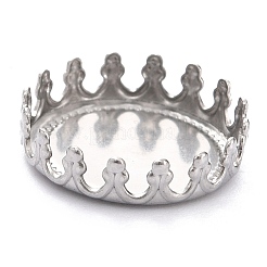 Оправы кабошонов из нержавеющей стали марки 304 STAS-Y001-06A-P