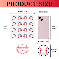 Водостойкие самоклеящиеся наклейки с картинками DIY-WH0370-002