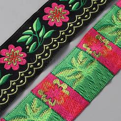 Лента с вышивкой из полиэстера в этническом стиле&nbsp;OCOR-WH0093-37C