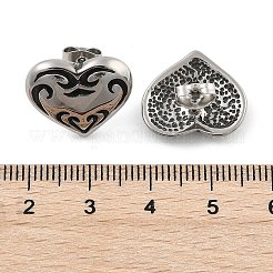 Серьги-гвоздики из хирургической нержавеющей стали 316 EJEW-R022-02AS