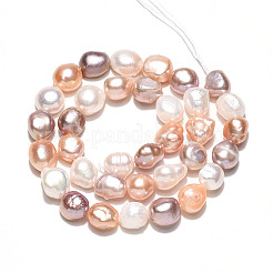 Нити из натурального культивированного пресноводного жемчуга PEAR-N014-09A