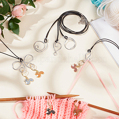 Алюминиевые ожерелья с подвесками&nbsp;NJEW-NB00001