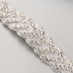 Сплав горный хрусталь цепной ремень&nbsp;AJEW-WH20072-39D