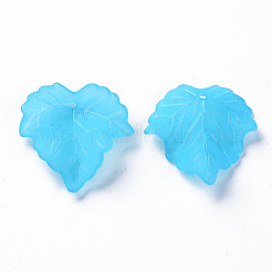 Осенняя тема прозрачные матовые акриловые подвески PAF002Y