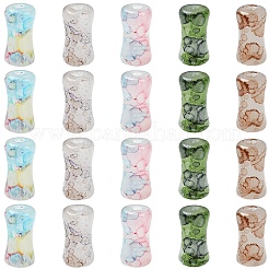 30 шт. стеклянные бусины для выпечки лака&nbsp;GLAA-YW0005-03A