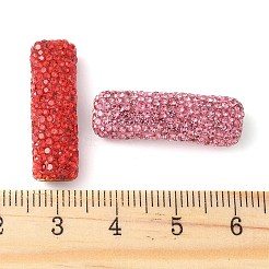 Латунные бусины из стразов и глины KK-P305-07E-G