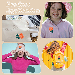 Нашивки на одежду из полиэстера PATC-WH0022-47