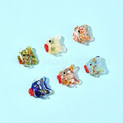 6шт 6 цвета бусины лэмпворк ручной работы LAMP-FS0001-56