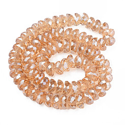 Гальванизируйте прозрачное стекло бисер нитей&nbsp;EGLA-N002-37-F02