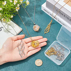 Ожерелья с подвеской из нержавеющей стали 304 с кристаллами и камнем&nbsp;NJEW-PH01546