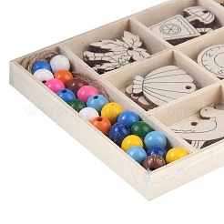 Подвески из дерева своими руками на тему океана WOOD-S063-01A