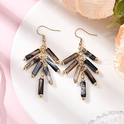 Серьги-подвески в форме колонны из нержавеющей стали 304&nbsp;EJEW-JE06784-02