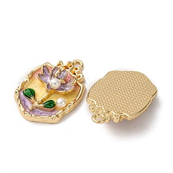 Подвески из эмалевого сплава легкого золота ENAM-B028-35KCG-01