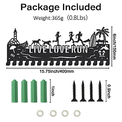 Модная железная вешалка для медалей ODIS-WH0021-305