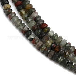 Природные африканские гелиотроп бисер пряди&nbsp;G-S388-A02-3x4mm