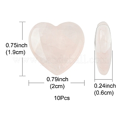 Натуральный розовый кварц сердце пальмы камень G-YW0001-52A
