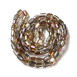 Стеклянные бусины с гальваническим покрытием &nbsp;EGLA-D031-01-15