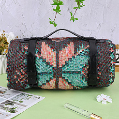 Искусственная кожа с ремешком для коврика для йоги из сплава&nbsp;AJEW-CL0001-99B-01