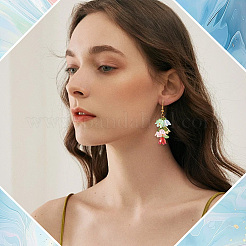 12 набор подвесок в виде листьев флоры и цветов лилии FIND-SC0016-69