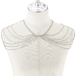 Сексуальный плечевой бюстгальтер из латуни со стразами FIND-FH0008-13S